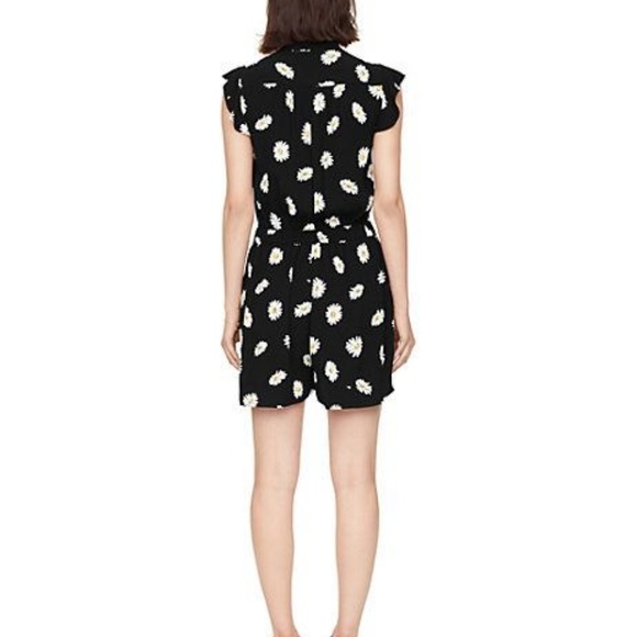 Kate Spade Daisy Dot Crepe Romper - Picture 3 of 8